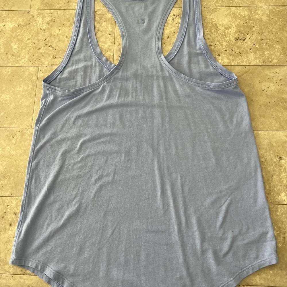 Light Blue Lululemon Love Tank Size 4 - Picture 3 of 4